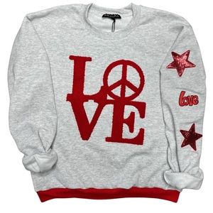 Sojara Love Banded Sweatshirt